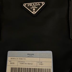 PRADA NYLON SHOULDER BAG TESSUTO TREND BLACK NO TEARS ON AMAZING CONDITION